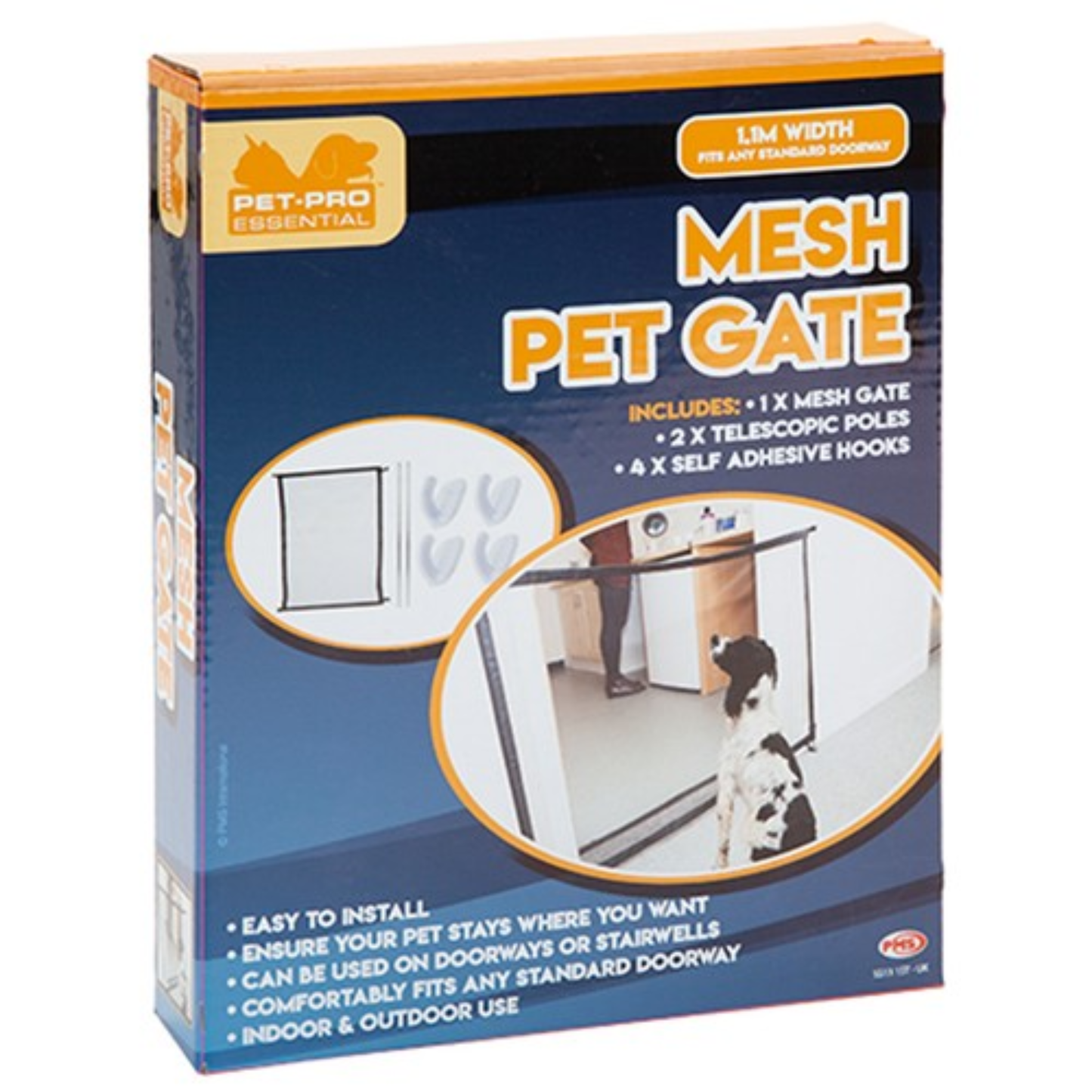 Portable Mesh Pet Gate