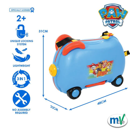 PAW PATROL MoVe Rollacase Wheeled Ride On Suitcase