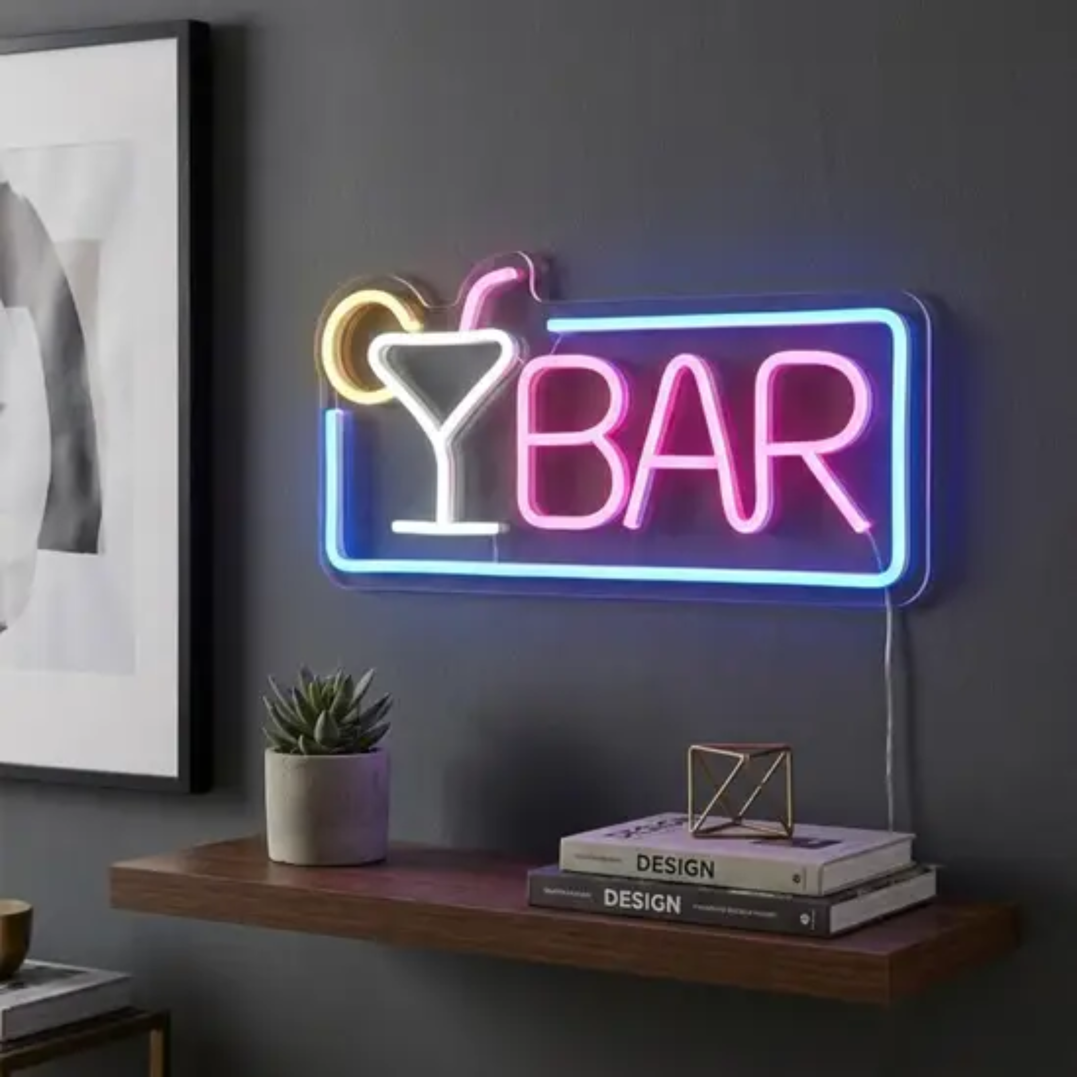 Neon Bar Sign – Straight 2 You