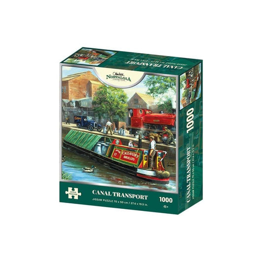 Nostalgia Collection Canal Transport 1000 Pieces Jigsaw Puzzle