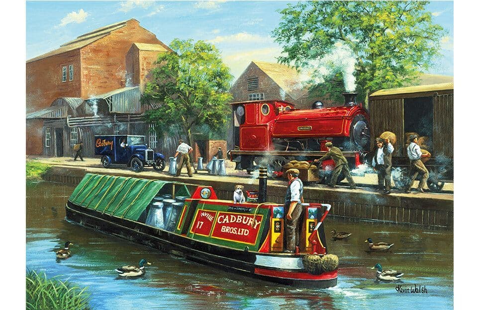 Nostalgia Collection Canal Transport 1000 Pieces Jigsaw Puzzle