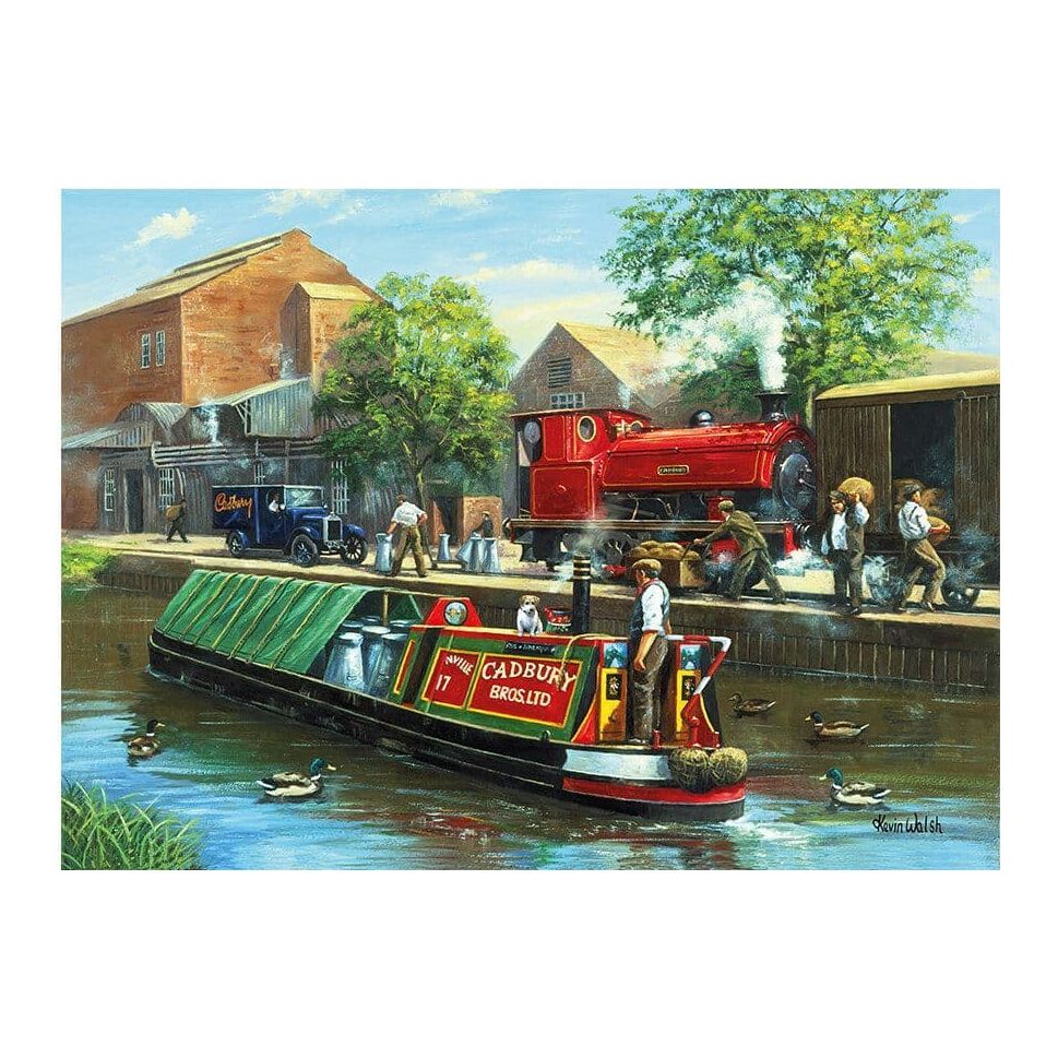 Nostalgia Collection Canal Transport 1000 Pieces Jigsaw Puzzle