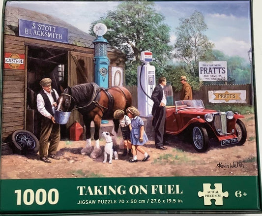 Nostalgia Collection Taking On Fuel 1000 Pieces Jigsaw Puzzle