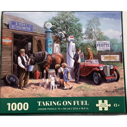 Nostalgia Collection Taking On Fuel 1000 Pieces Jigsaw Puzzle