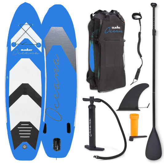 Summit Oceana 10ft Paddleboard SUP Royal Blue Kit