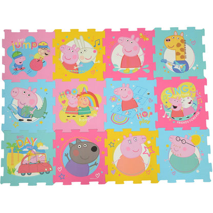 Peppa Pig Foam Play Mat Soft Tiles 12 Pieces