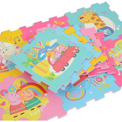 Peppa Pig Foam Play Mat Soft Tiles 12 Pieces