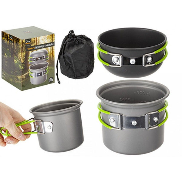 Summit Pinnacle Compact Lightweight Trekkers Camping Cooking Set ...