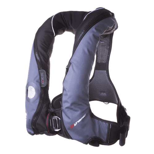 Seago 3Dynamic 190N Pro-Sensor Lifejacket Automatic Carbon and Black BS EN ISO 12402-3