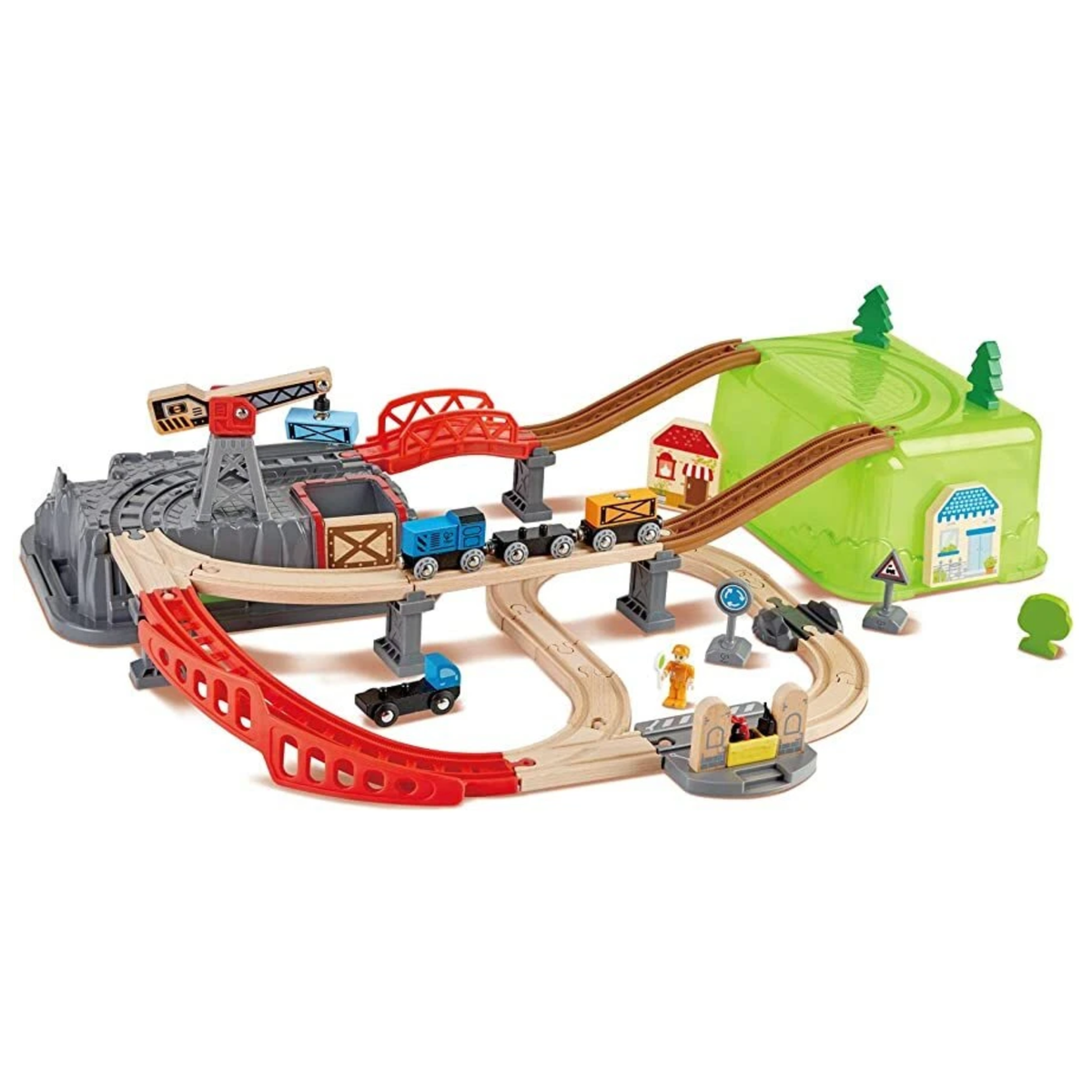 Hape railway bucket builder set