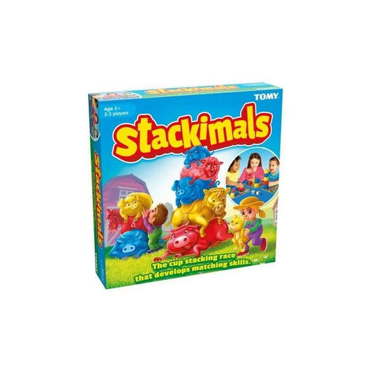 Stackimals Stacking Cups Board Game for Kids