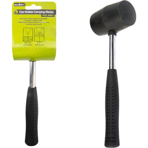 Summit 12oz Rubber Mallet Hammer Camping