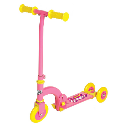 Ozbozz Kids Children Girls Pink My First Folding Push Scooter 4 Wheels