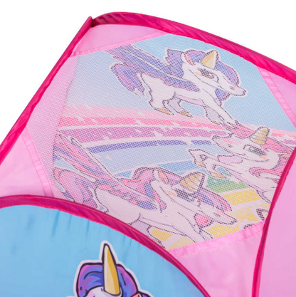 Ozbozz Unicorn Fun Playing Pop Up Tent Pink Kids Roleplay