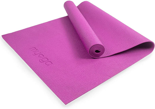 Entry Level Purple Yoga Mat Exercise Fitness 173 x 61cm