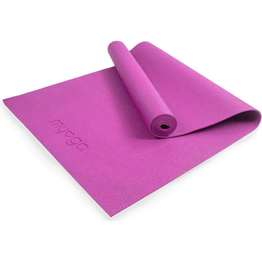 Entry Level Purple Yoga Mat Exercise Fitness 173 x 61cm