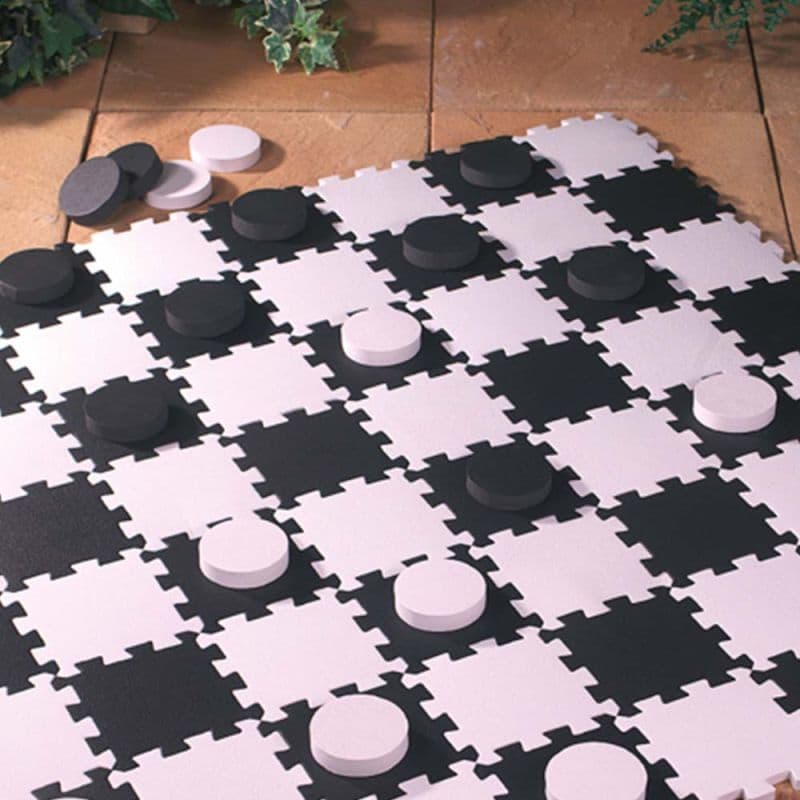 Giant Draughts Outdoor Indoor Kids Family Game